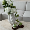 Green Silence Set – 9er Bouquet + Längliche Keramik Vase