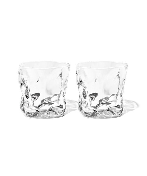 Kleines Trinkglas im organischen Design – alaska collection von 7 O'CLOCK