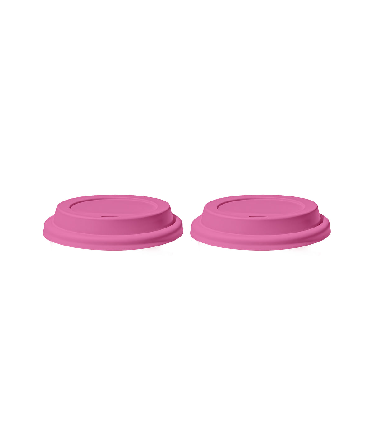 To-Go Becher Silikon-Deckel im 2er Set Pink