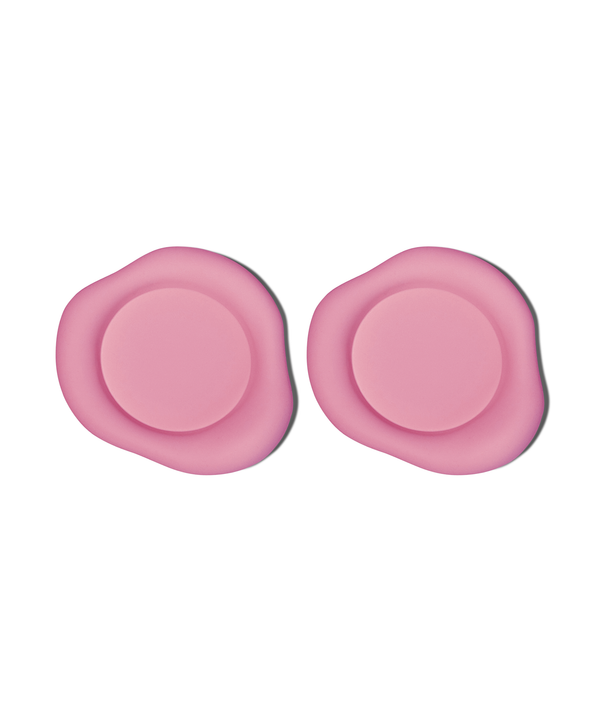 Silikon Untersetzer im organischen Design Pink | Elou