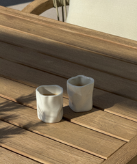 Organische Espresso-Tasse in Cremeweiß | Alaska