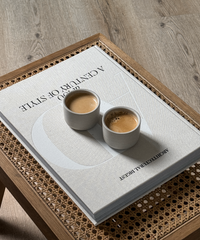 Cappuccino & Espresso Keramik Becher Beige | Faro