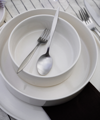 Besteck-Set Silber matt-gebürstet | Tava