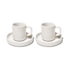 Espresso-Tasse mit Untertasse Cremeweiß | Nia