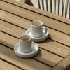 Espresso-Tasse mit Untertasse Cremeweiß | Nia