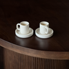 Espresso-Tasse mit Untertasse Cremeweiß | Nia