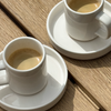 Espresso-Tasse mit Untertasse Cremeweiß | Nia