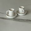 Espresso-Tasse mit Untertasse Cremeweiß | Nia