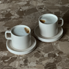 Untertasse in Cremeweiß glänzend | Nia