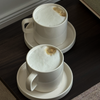 Untertasse in Cremeweiß glänzend | Nia