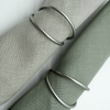 Serviettenringe Gold, Silber & Schwarz im 3x 6er Set | Rina