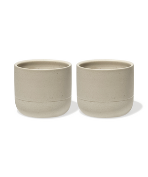 Cappuccino Keramik Becher Beige | Faro