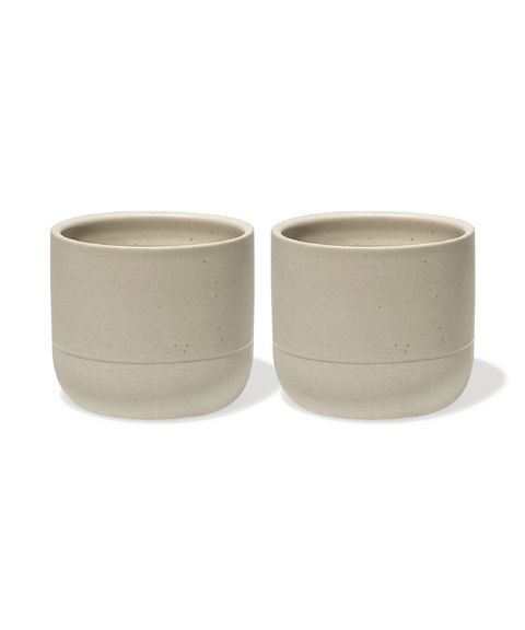 Cappuccino Keramik Becher Beige | Faro