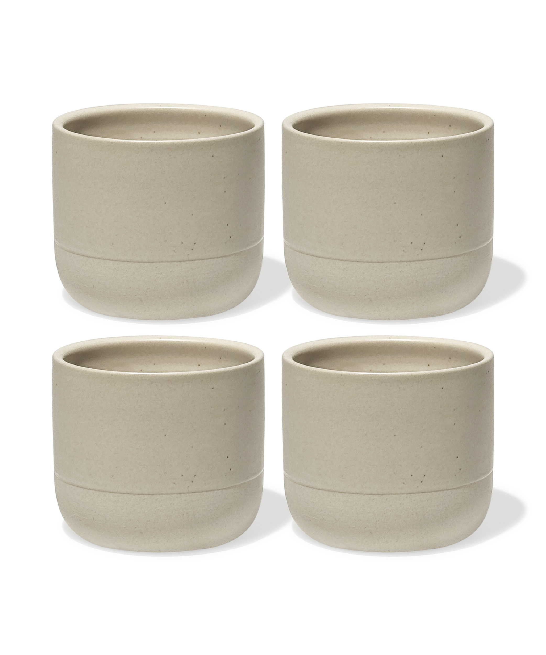Cappuccino Keramik Becher Beige | Faro