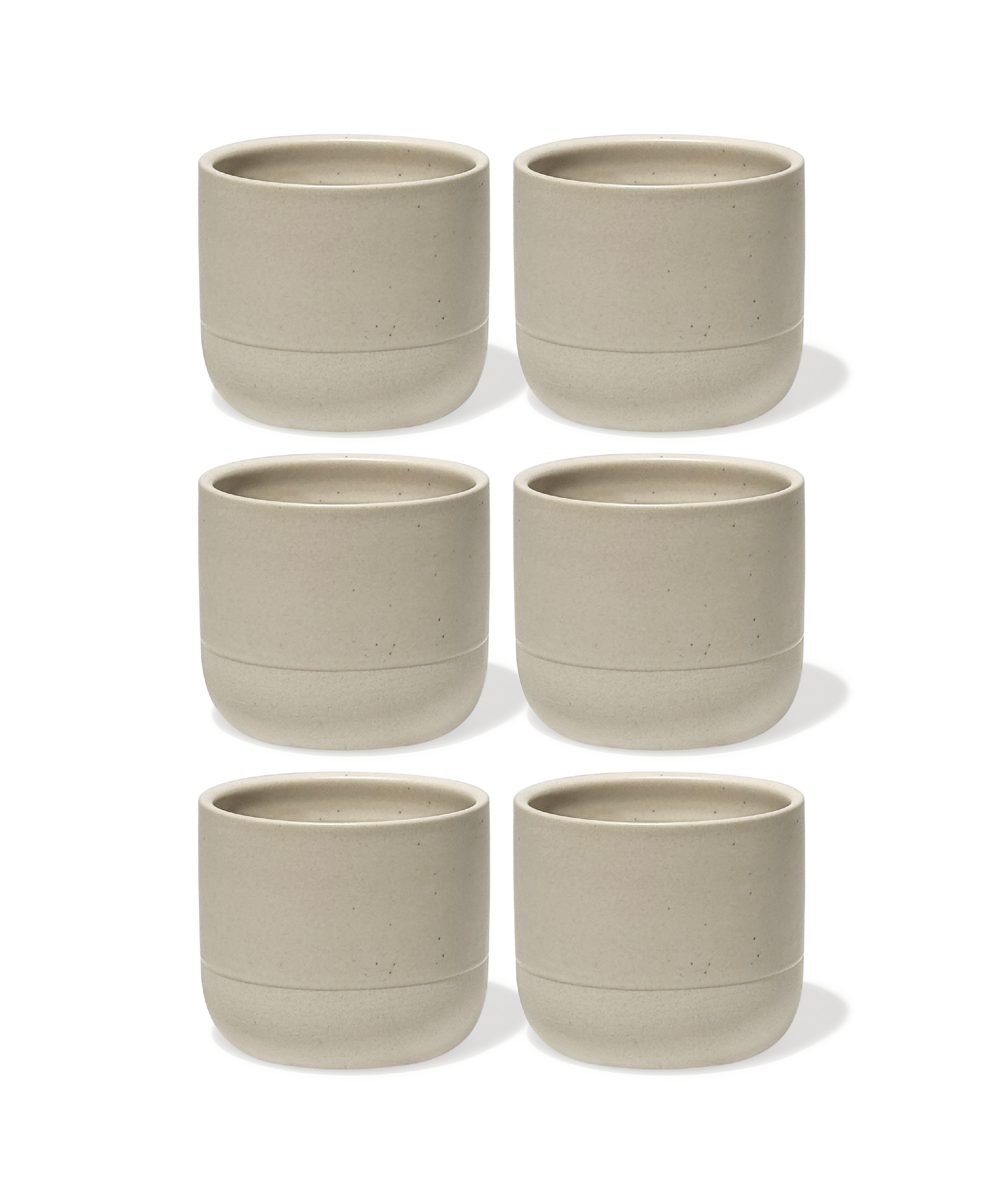 Cappuccino Keramik Becher Beige | Faro