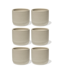 Cappuccino Keramik Becher Beige | Faro