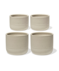 Cappuccino & Espresso Keramik Becher Beige | Faro