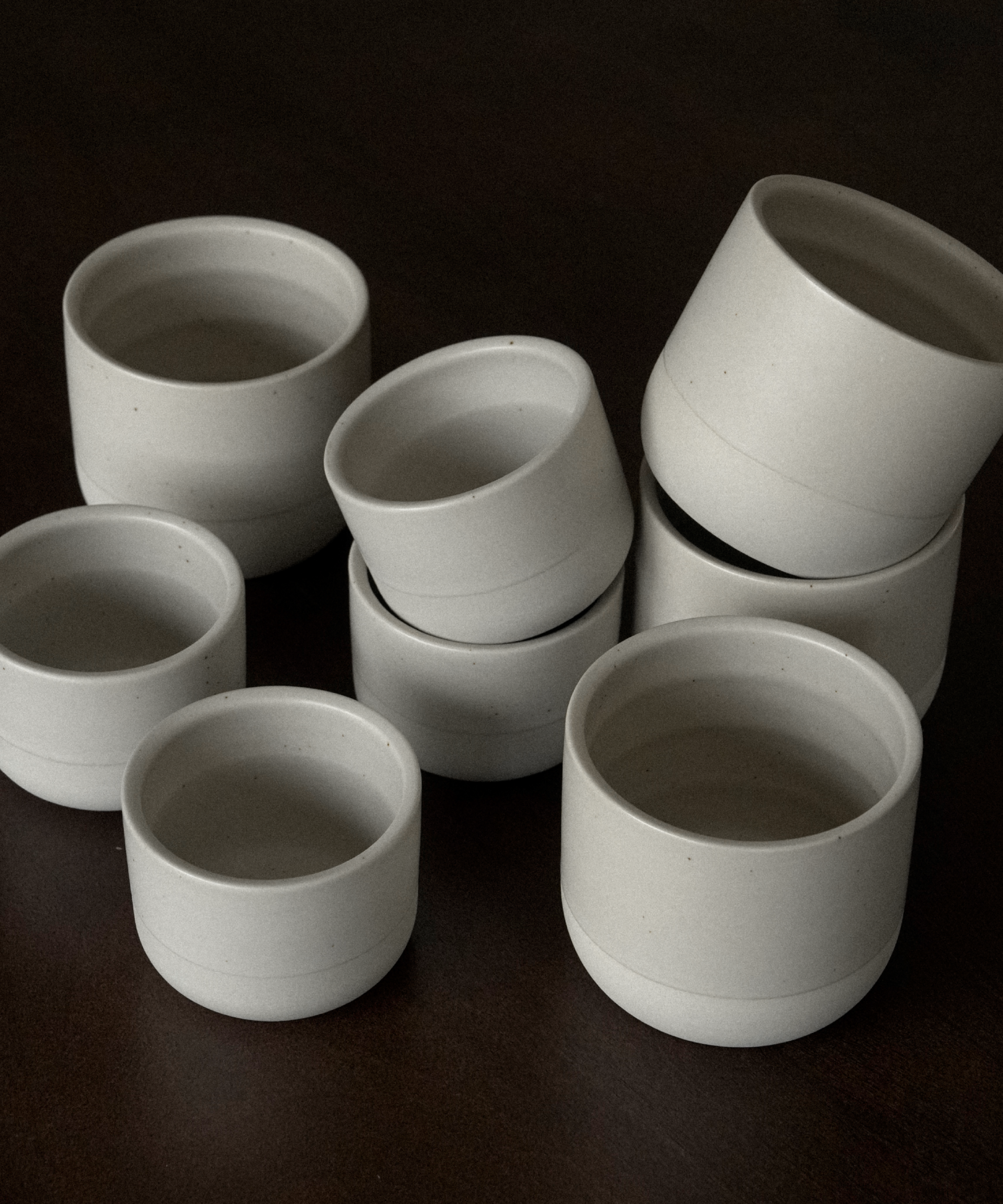 Cappuccino & Espresso Keramik Becher Beige | Faro