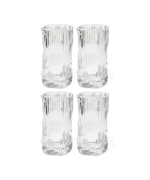Geriffeltes organisches Glas | Alaska