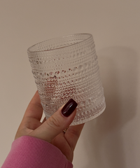 Kleines perlenbesetztes Glas | Atlanta
