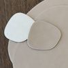Telleruntersetzer Taupe/Creme | Jade