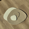 Teller- und Glasuntersetzer Taupe/Creme | Jade