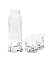 Kleines organisches Glas mit Karaffe | Alaska