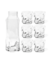 Kleines organisches Glas mit Karaffe | Alaska