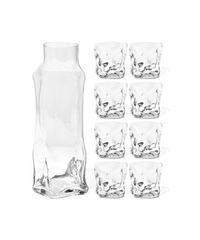 Kleines organisches Glas mit Karaffe | Alaska