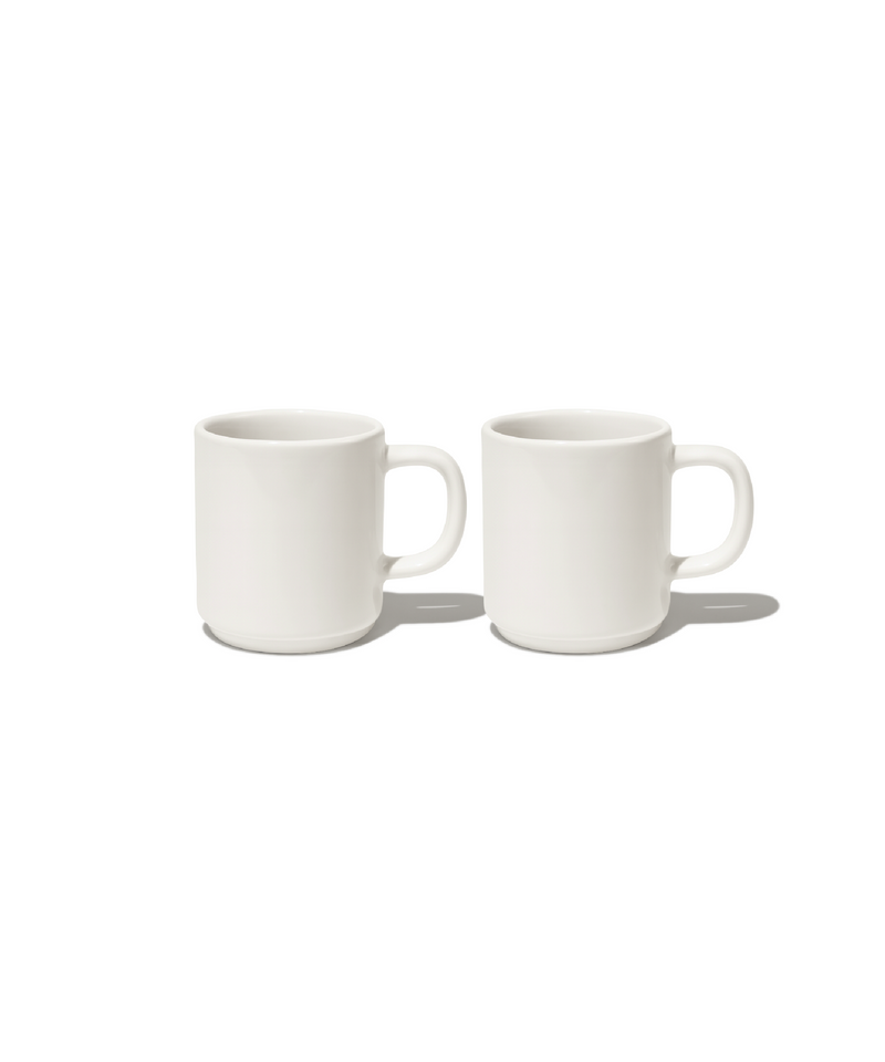 Espresso-Tasse in Cremeweiß glänzend – nia collection von 7 O'CLOCK