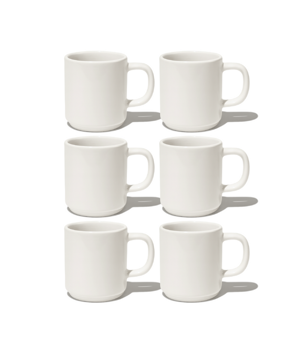 Espresso-Tasse Cremeweiß glänzend | Nia