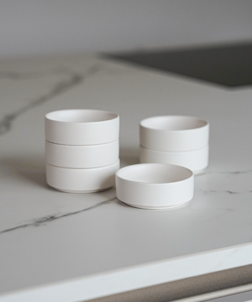 Dipschalen 6er Set in Cremeweiß matt aus der Serie Nia – Produktansicht
