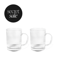 Paris geriffelte Glastasse | Secret Sale