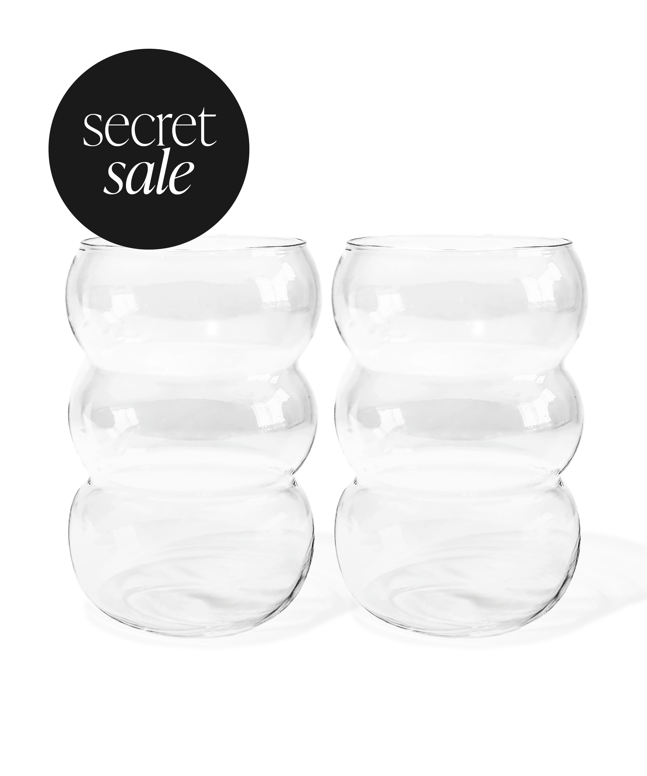 Rio großes Glas drei Bubbles | Secret Sale
