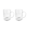 Geriffelte Glastasse (300ml) | Paris