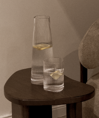 Großes Trinkglas im gerillten Design | Venice