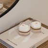 Kleines Trinkglas im gerillten Design | Venice