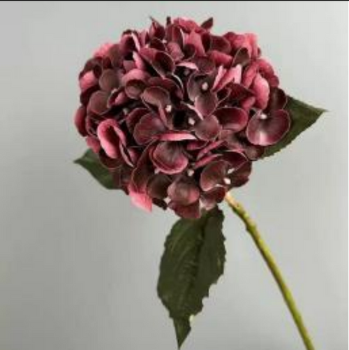 Realistische Kunstblumen Hortensie in Lila – bloom collection von 7 O'CLOCK