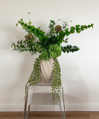 Realistisches Kunstblumen-Bouquet Jungle Luxe 14er in Grün und Braun – bloom collection von 7 O'CLOCK