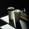 Großer Keramik To-Go Becher mit schwarzem Silikon-Deckel | Brooklyn