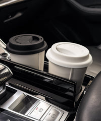 Großer Keramik To-Go Becher mit schwarzem Silikon-Deckel | Brooklyn