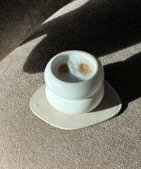 Kleiner Mya Keramikbecher in Weiß