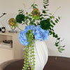 Blue Botanica 11er Bouquet in Hellblau & Grün | Bloom