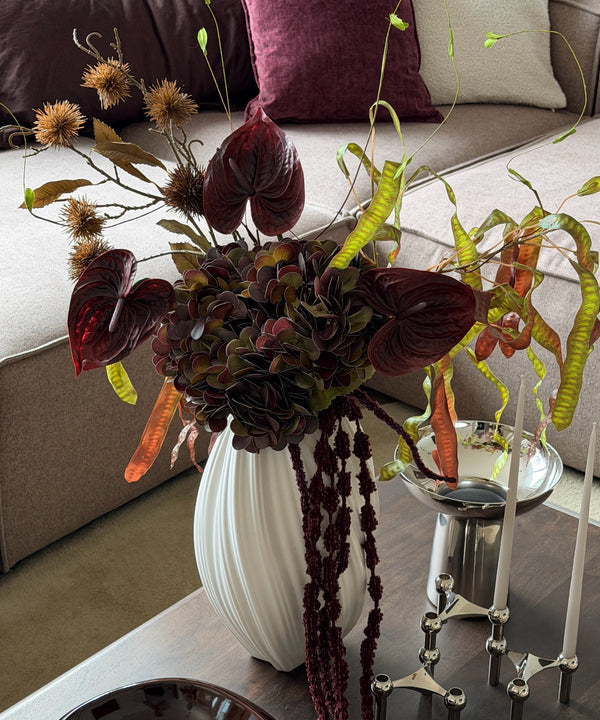 Copper Dusk 10er Bouquet in Bordeaux, Grün & Kupfer | Bloom
