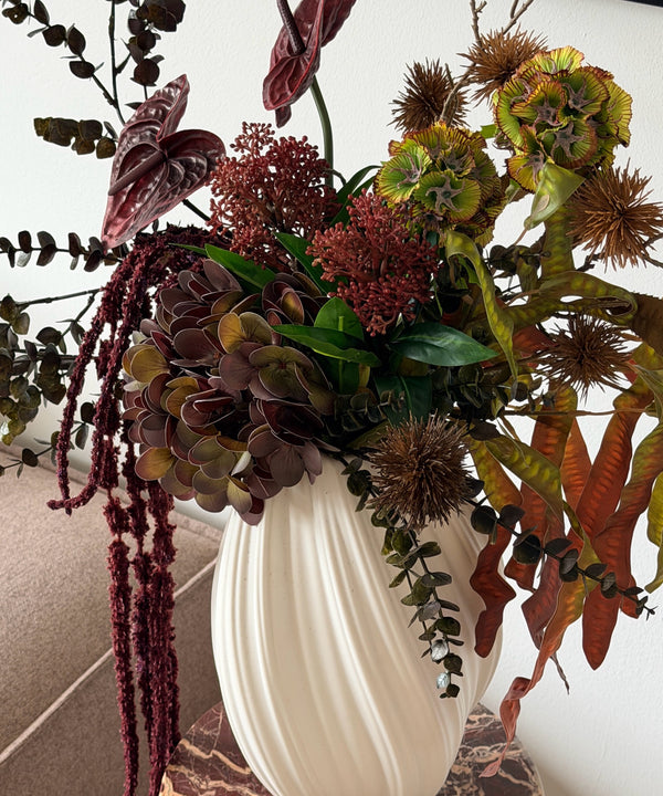Forest Ember 10er Bouquet in Bordeaux, Grün & Braun | Bloom