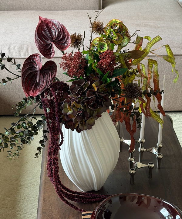 Forest Ember 10er Bouquet in Bordeaux, Grün & Braun | Bloom