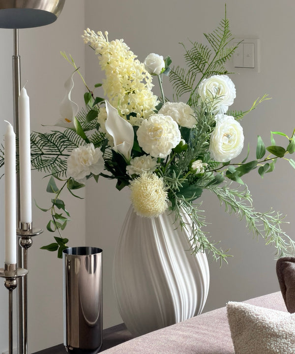 Ivory Grace 11er Bouquet in Weiß & Grün | Bloom