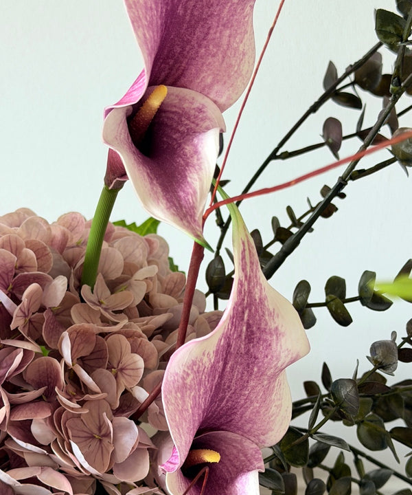 Plum Noir 11er Bouquet in Lila, Altrosa & Grün | Bloom