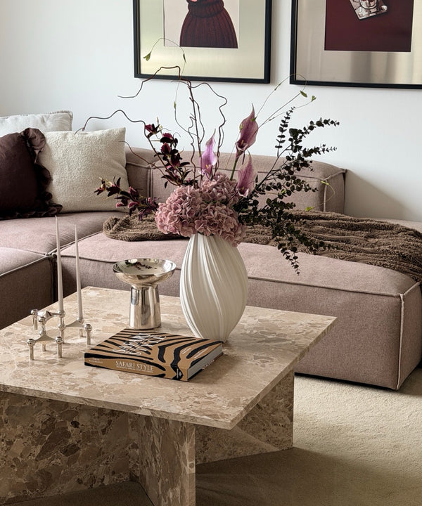 Plum Noir 11er Bouquet in Lila, Altrosa & Grün | Bloom