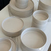 Geschirrset Beige glänzend | Nia